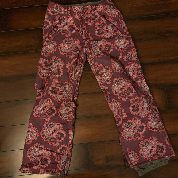 Burton Paisley Snowboard Pants - Size Small - Picture 2 of 6